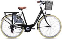 Bergsteiger U214, Bergsteiger Paris 26 Zoll Damenfahrrad, ab 140 cm, Korb,