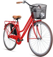 Bergsteiger Amsterdam 26 Zoll Damenfahrrad, ab 140 cm, Korb, Fahrrad-Licht,