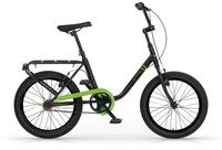 MBM Citybike 20 Zoll RH 40 cm schwarz/grün