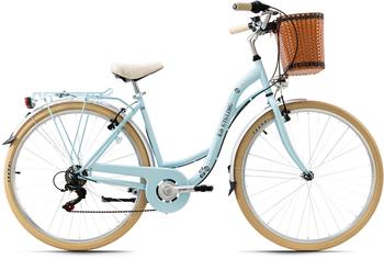 KS-CYCLING Damenfahrrad Cityrad Casino 28 Zoll mit Korb 6 Gang