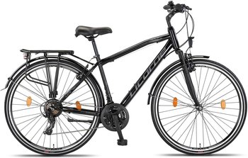 Licorne Bike Premium Life-M-V schwarz/grau – Licorne Bike Premium Life-M-V schwarz/grau - Ihr zuverlässiger Begleiter für urbane Abenteuer