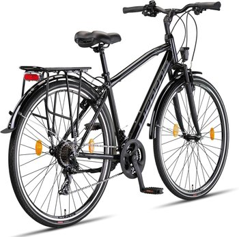 Licorne Bike Premium Life-M-V schwarz/grau – Optimale Fahrdynamik für anspruchsvolle Stadtradler