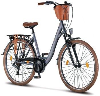 Licorne Bike Violetta Premium City Bike grey
