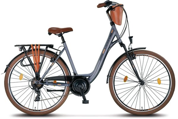  Licorne Bike Violetta Premium City Bike grey