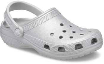 Crocs Classic Glitter Clogs weiß