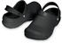 Crocs Bequeme Bistro Clogs Übergröße schwarz
