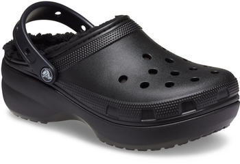 Crocs Classic Platform Lined Clog schwarz