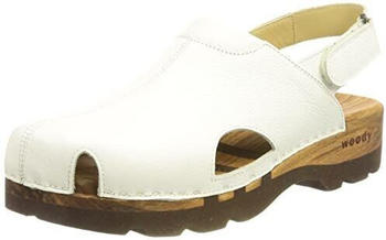 Woody Shoes London Holzschuh weiß