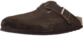 Birkenstock Pantolette Boston Shearling braun