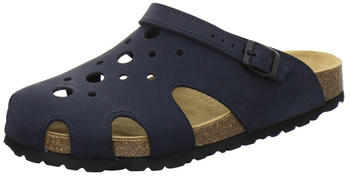 AFS Hausschuh Leder navy