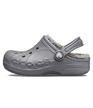 Crocs Baya Lined Clog T Holzschuh anthrazit Crocs Baya Lined Clog T Holzschuh anthrazit