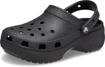 Crocs Classic Platform Glitter Clog 207241 black