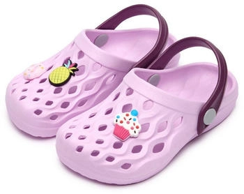 Ladeheid Kinder leichte EVA Clogs LACA15 Clog lila