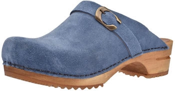 Sanita Wood-Hedi Open Clog dove blau Sanita Wood-Hedi Open Clog dove blau