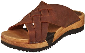 Sanita Wood Salto Sport Flex Sandale kastanie