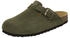 AFS Clogs Damen Leder geschlossen moos nubuk