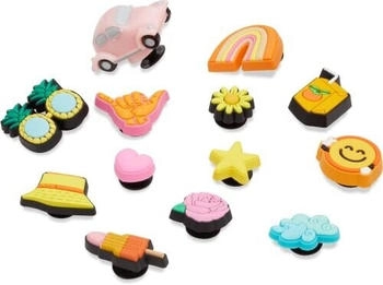 Crocs Jibbitz pink gelb 13er-Pack