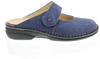 Finn Comfort Stanford Clog blau denim Klettverschluss