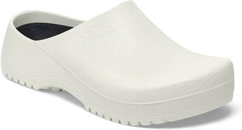 Birkenstock Super Birki Polyurethan-Sandalen wei&szlig;