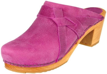 Sanita Wood Manuella Square Clog pink Sanita Wood Manuella Square Clog pink