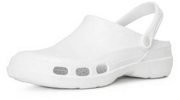 Ladeheid federleichte Eva Clogs LA-885 weiß