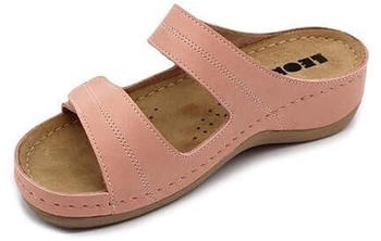 Leon 907 Lederschuhe Sandalen Sandalette Clog Pantolette Komfortschuhe Hausschuhe rose