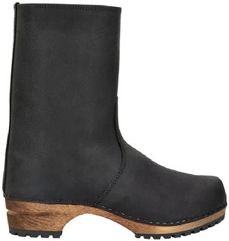 Sanita 'Risotto' Clog geöltem Leder Schwarz 473222 Hölzern Sanita 'Risotto' Clog geöltem Leder Schwarz 473222 Hölzern