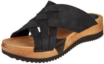 Sanita Wood Salto Sport Flex Sandal Clog schwarz
