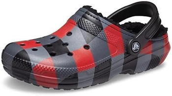 Crocs Klassisch Gefüttert Clog Fuzzy Hausschuhe Buffalo Plaid Crocs Klassisch Gefüttert Clog Fuzzy Hausschuhe Buffalo Plaid