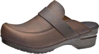 Sanita Original-Knaus Open Clog antique brown