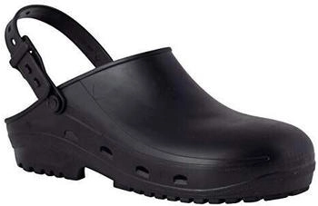 reposa MAX Clogs Hygieneclogs latexfrei bequem leicht geschlossenes Obermaterial anatomische Sohle SRC-Sohle schwarz