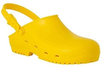 reposa MAX Clogs Hygieneclogs latexfrei bequem leicht geschlossenes Obermaterial anatomische Sohle SRC-Sohle gelb