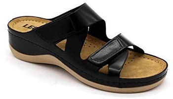 Leon LEON 906 Pantolette Clog schwarz