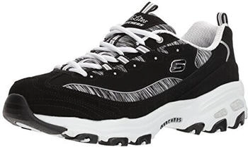 Skechers D'Lites-Interlude Damen Sneaker schwarz weiß 11978 BKW