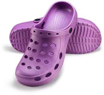 Strobl Gartenclogs Damen Herren A02 violett