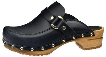Sanita Wood Lillen Damen Clogs Leder Sanita Wood Lillen Damen Clogs Leder