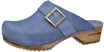 Sanita Wood-Urban Open Clog dove blau Sanita Wood-Urban Open Clog dove blau