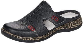 Rieker Clog Hausschuh Sommerschuh Schlupfschuh Klettverschluss