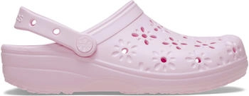 Crocs Classic Floral Cut-Out Clog rosa