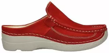 Wolky Roll-Slide Clog Antique nubuck rot sommer 0620211-570