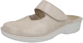 Berkemann Berkoflex Heliane Leder Clog beige shiny