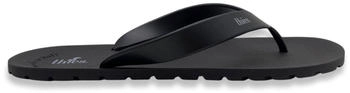 thies Vegane Eco Thong Beach Sandale schwarz