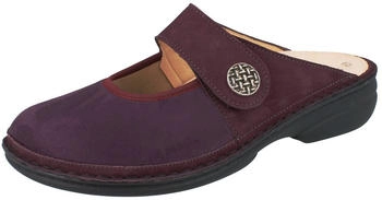 Finn Comfort Finnstretch Asinara Damen Clog lila violett Nubuk Stretchcamo