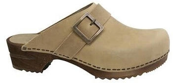 Sanita Urban Offener Clog handgemacht Leder-Holzclogs Damen hellbraun Sanita Urban Offener Clog handgemacht Leder-Holzclogs Damen hellbraun
