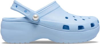 Crocs Classic Platform Pearl Clog W blau calcit