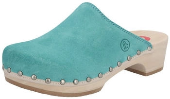 Berkemann Metro-Toeffler Holzschuh aquamarin Berkemann Metro-Toeffler Holzschuh aquamarin