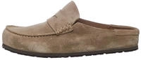 Birkenstock Naples Wrapped Suede Leather Sandalen taupe Gr. 41