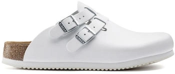 Birkenstock Leder-Clogs 'Kay' wei&szlig; Gr&ouml;&szlig;e