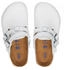 Birkenstock Leder-Clogs 'Kay' weiß Größe