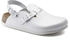 Birkenstock Leder-Clogs 'Kay' weiß Größe